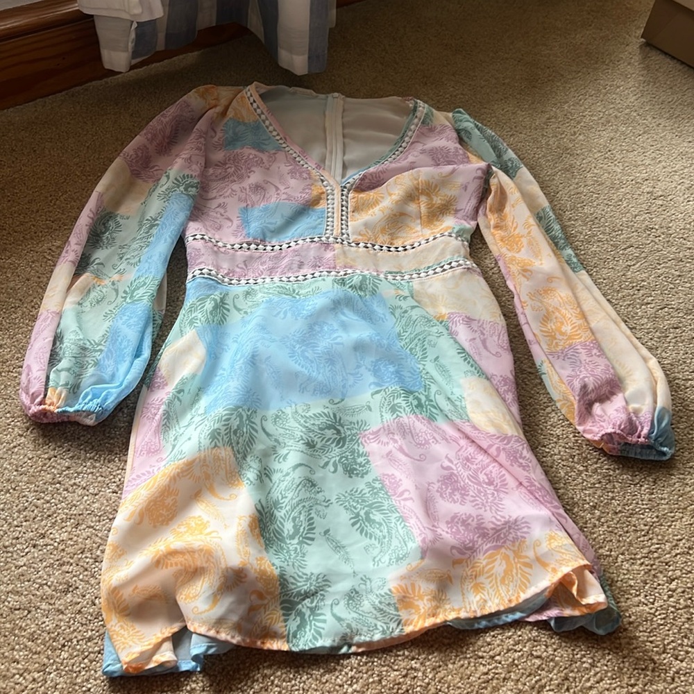Pastel colorful dress!